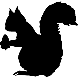 Squirrel Silhouette Clip Art