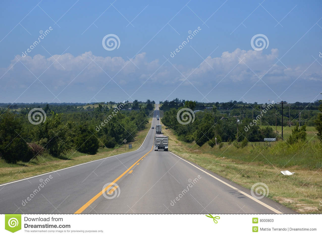 Stock Photos Long Roads Stock Photos Long Roads