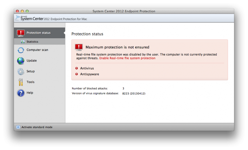 System Center 2012 Endpoint Protection