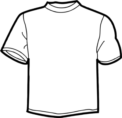 T-Shirt Drawing Template T-Shirt Drawing Template