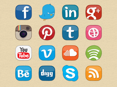 16 Top Social Media Icons 2014 Images