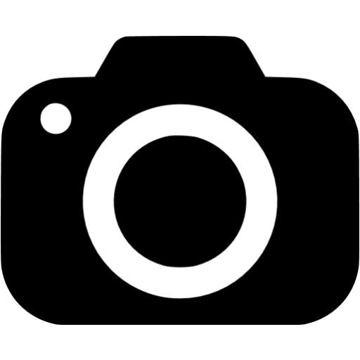 Transparent Camera Icon Black