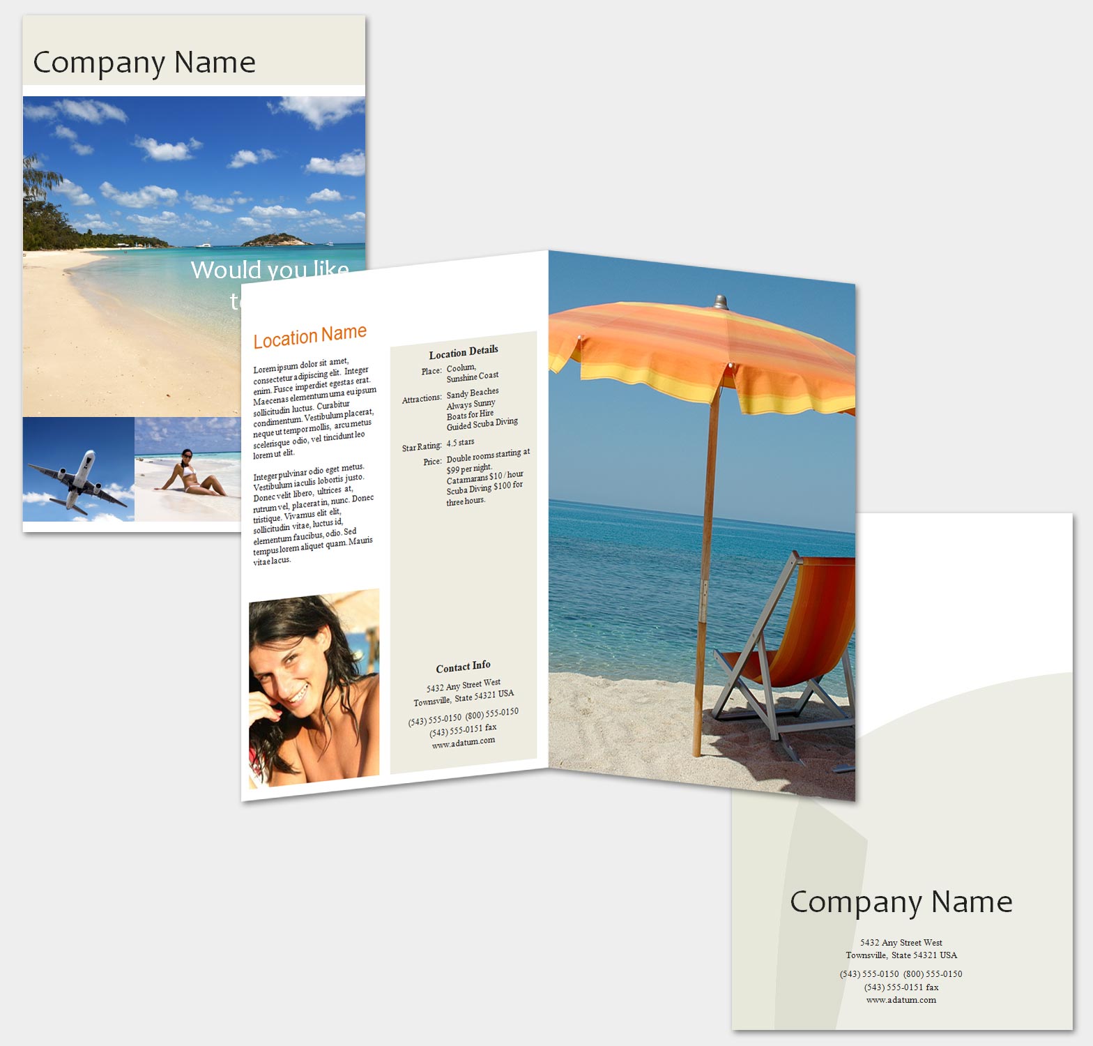 Travel Brochure Template