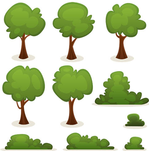 16 Free Vector Shrubs Images