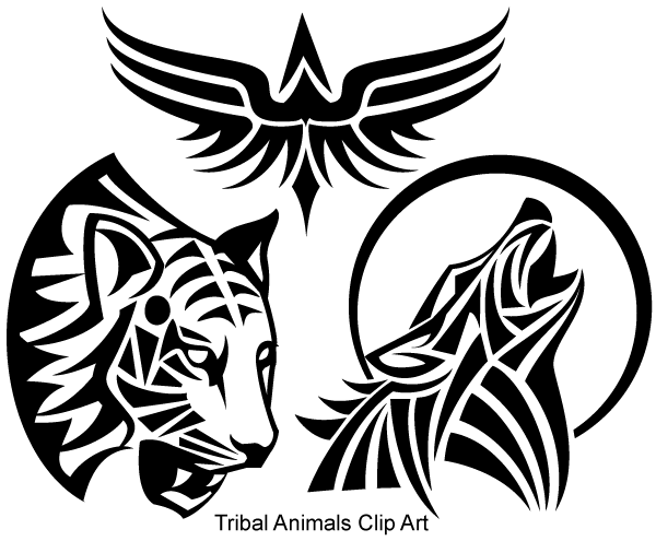 Tribal Animal Vector Art