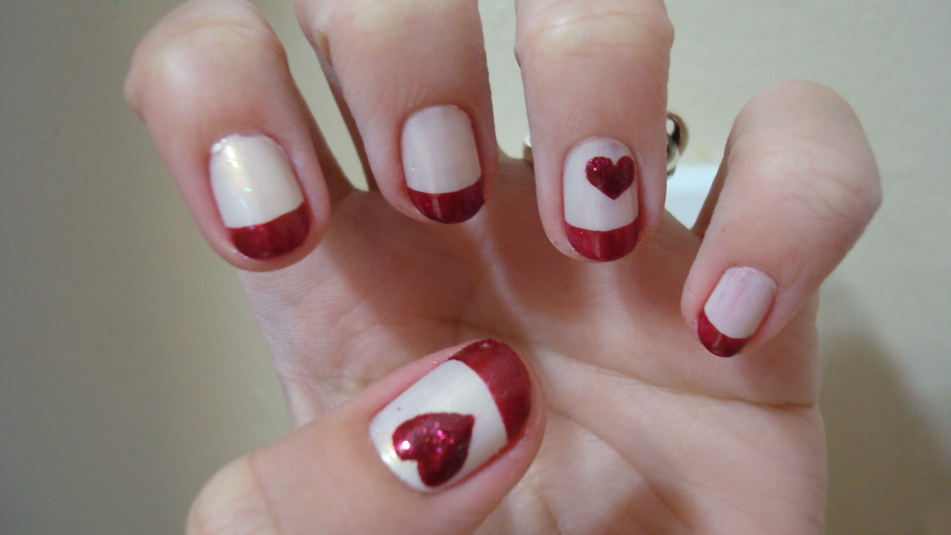 Valentine Day Nail Art Design