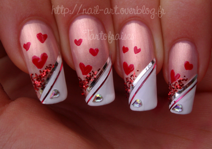 Valentine Nail Art