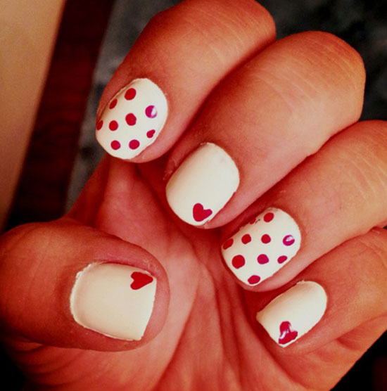 Valentine Nail Designs Ideas