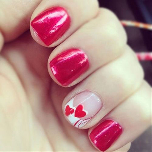 Valentine Nail Designs Ideas