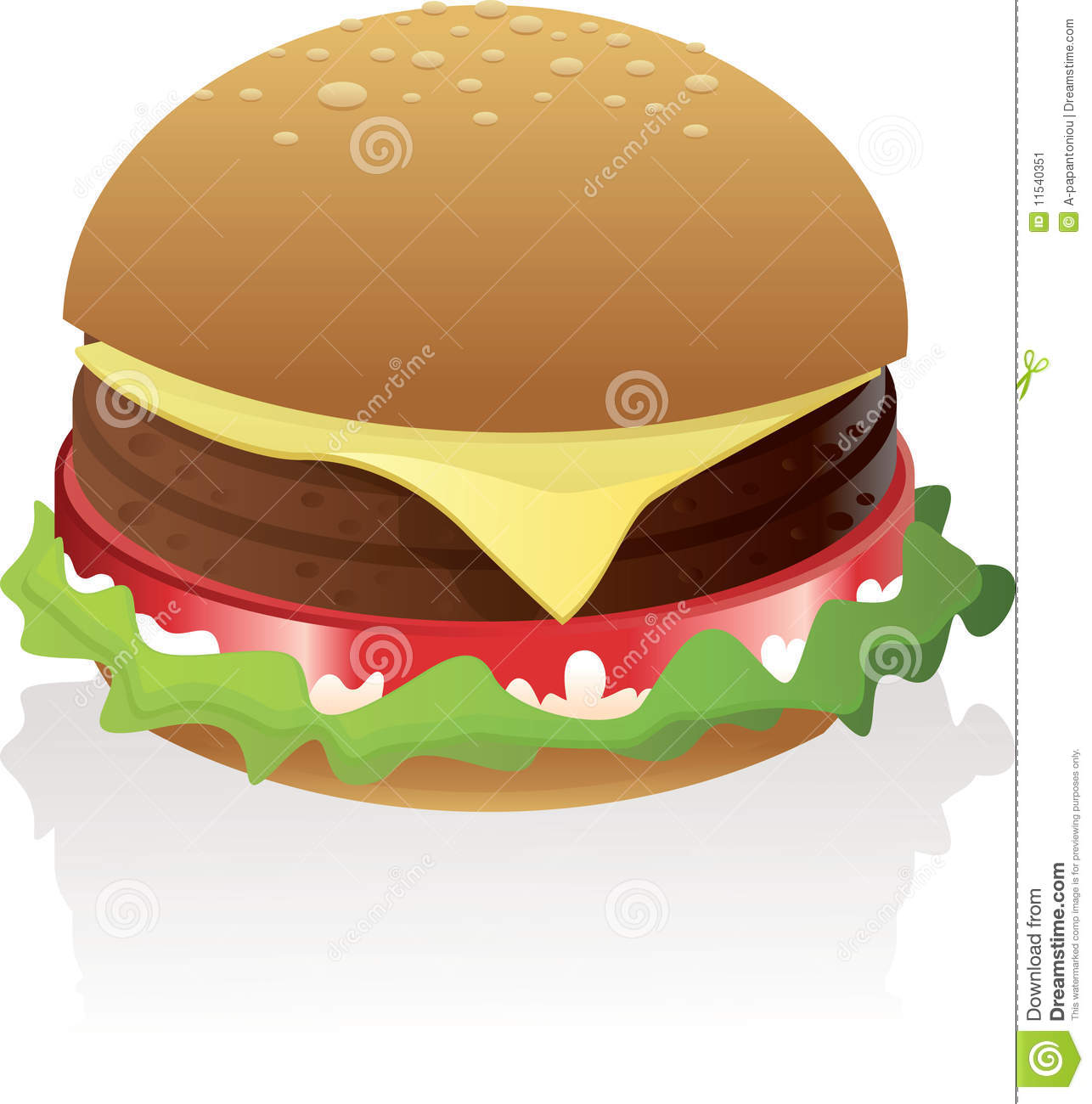 Vector Burger Icon