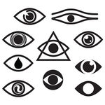 Vector Eyes Clip Art