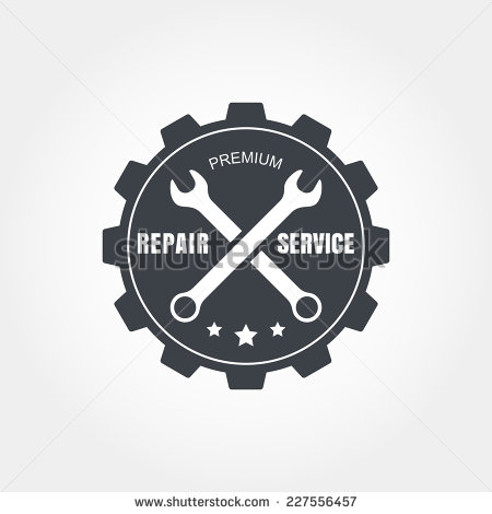 Vintage Car Repair Logo Template