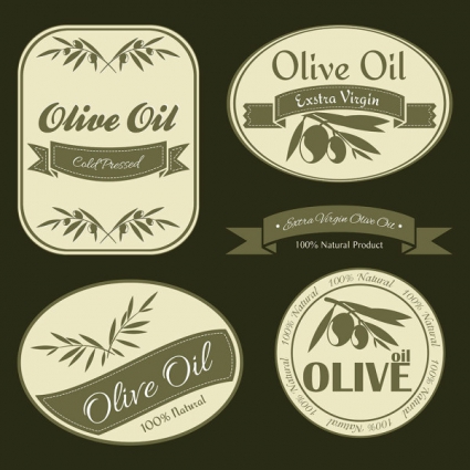 Vintage Olive Oil Labels