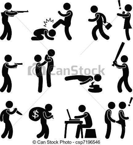 Violent Crime Clip Art