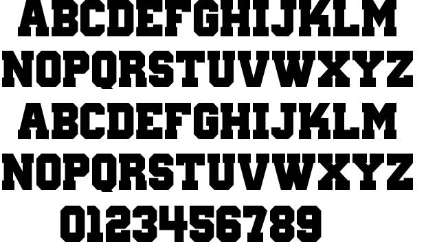 Wanted Letters Font