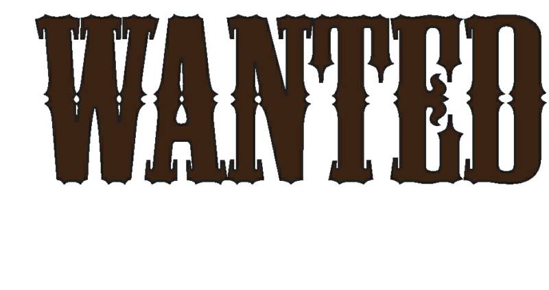 Wanted Sign Font Wanted Sign Font