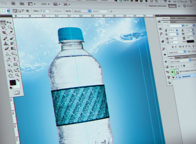 Water Bottle Mock Up