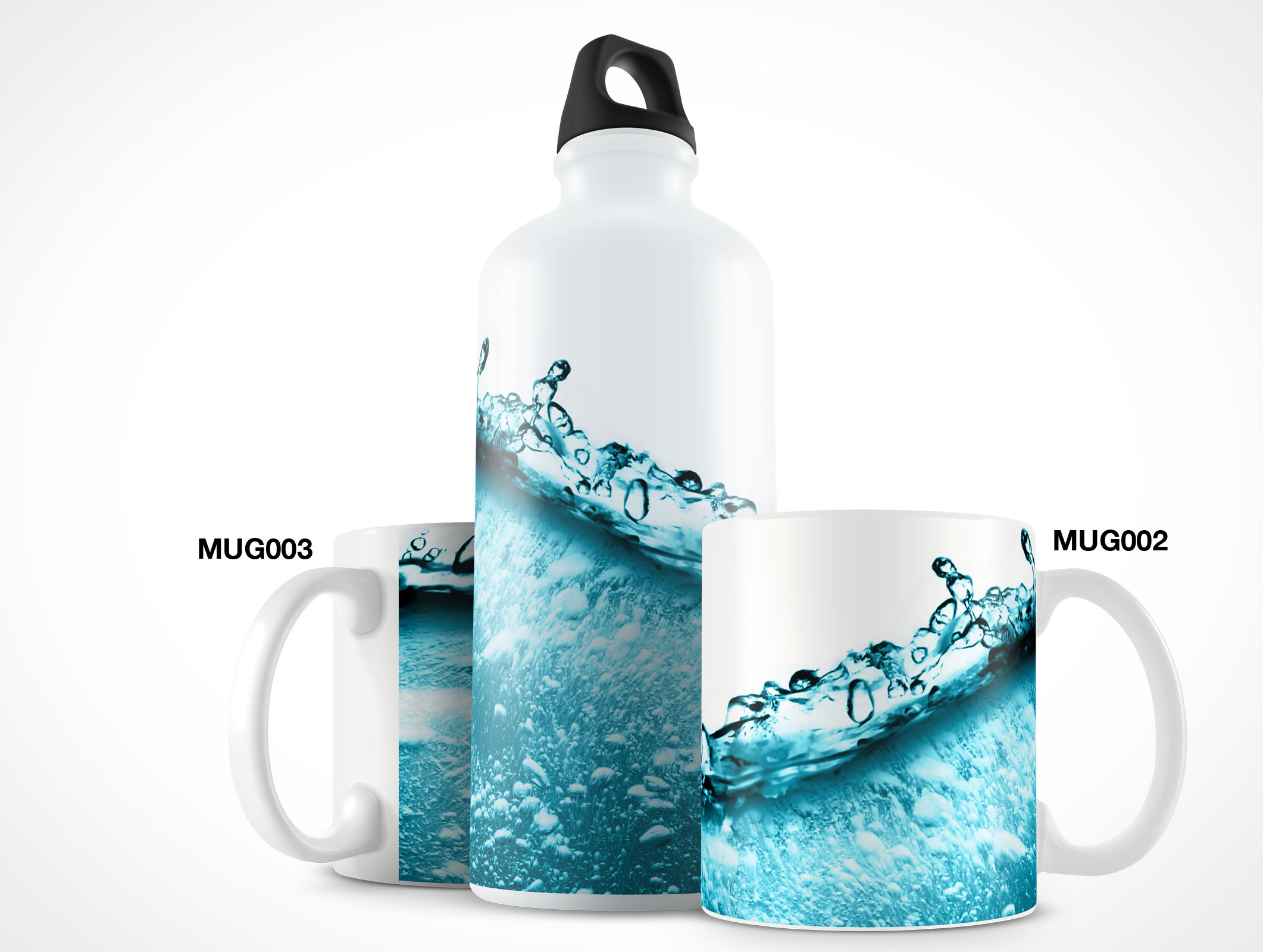 Water Bottle PSD