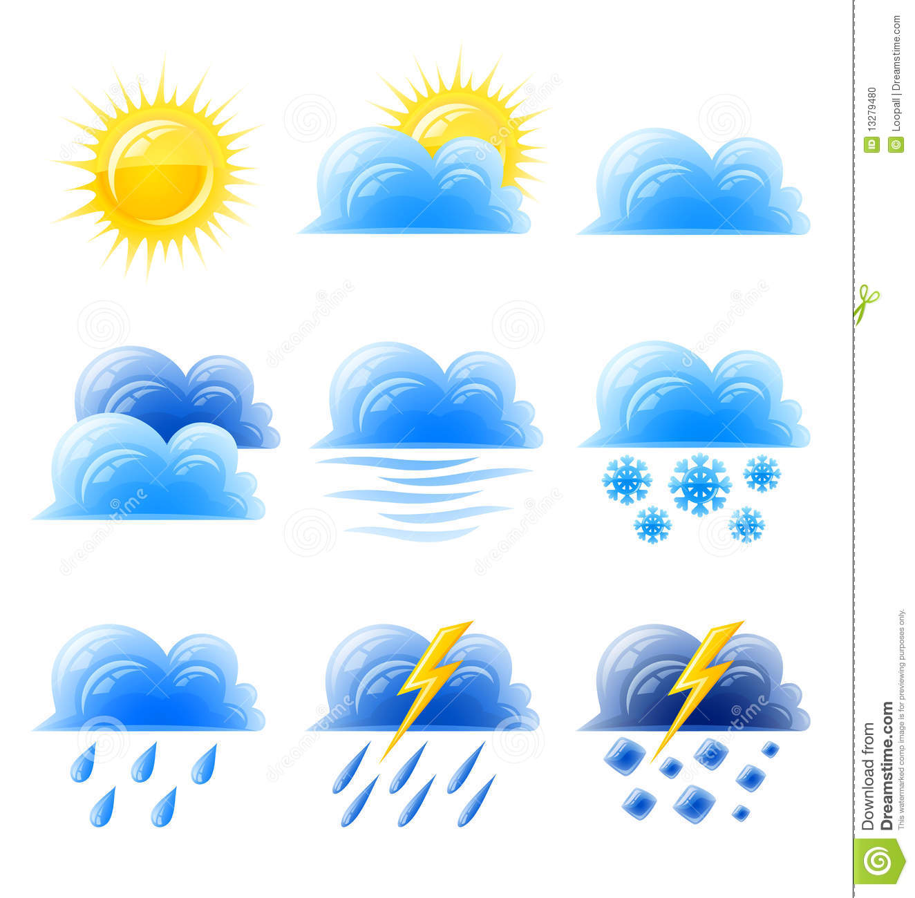 Weather Sun Clouds Icon