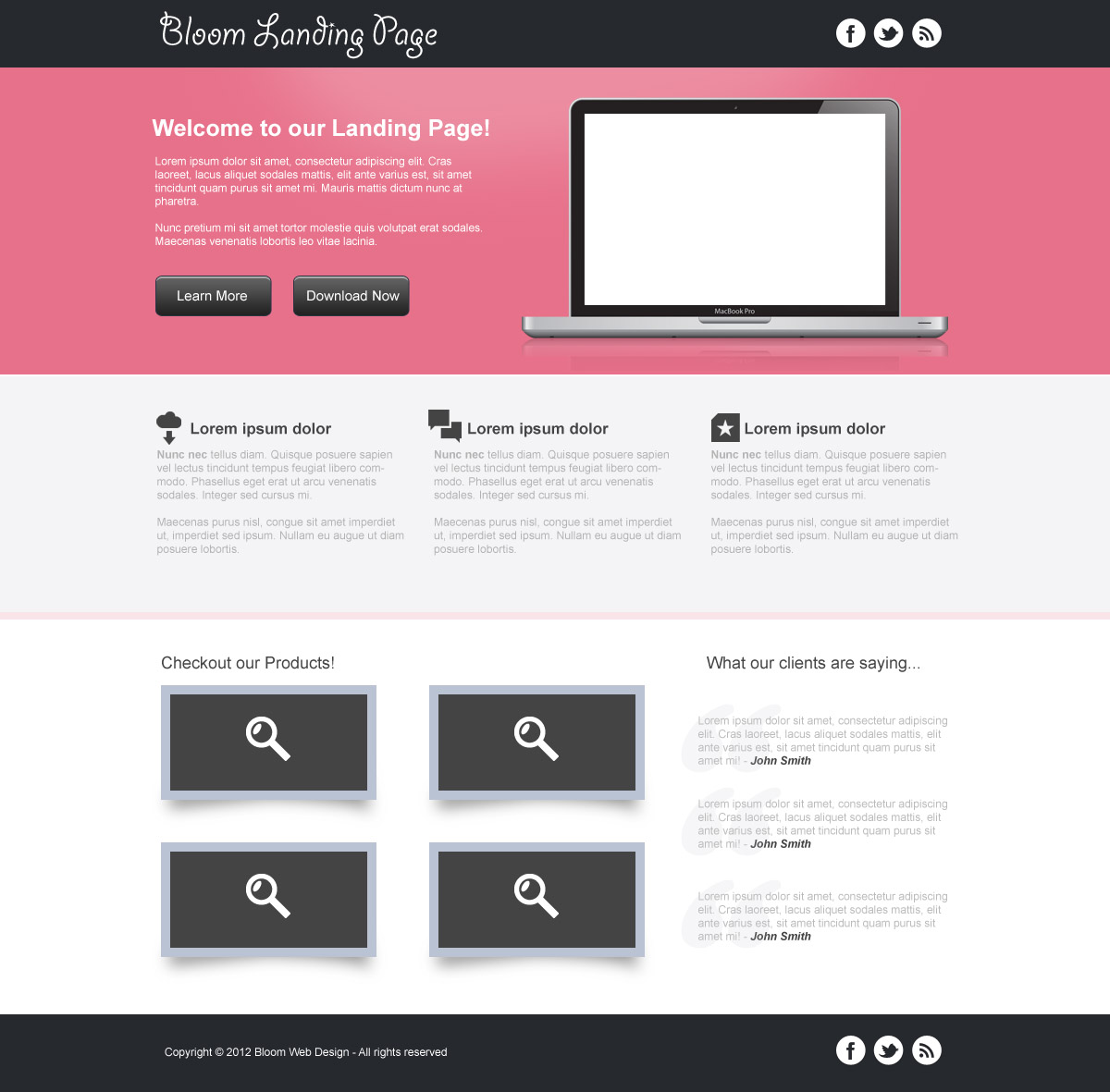 Web Page Design Templates