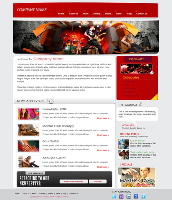 Website Templates Free Download