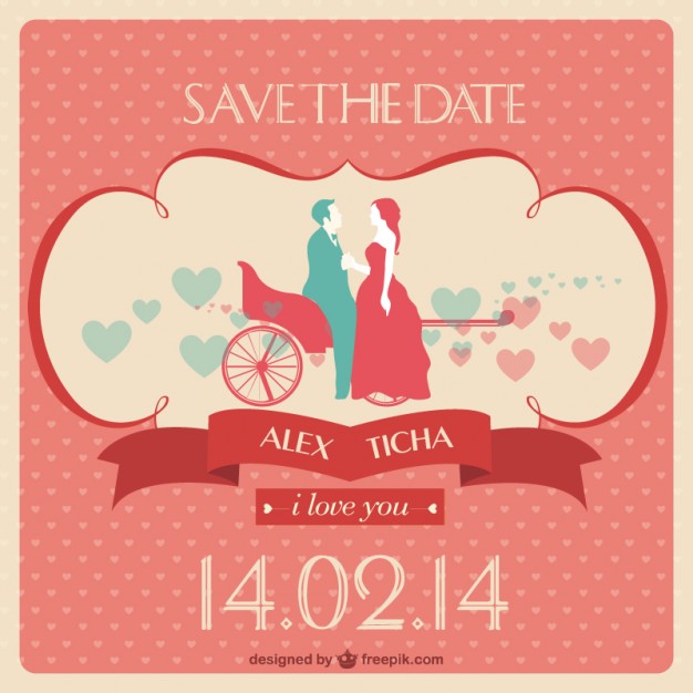 Wedding Invitation Vector Free Download