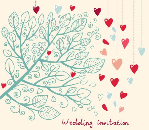Wedding Invitation Vector Free Download