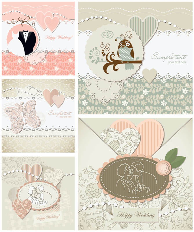 Wedding Invitation Vector