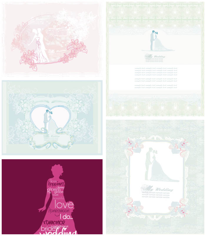 Wedding Invitation Vector