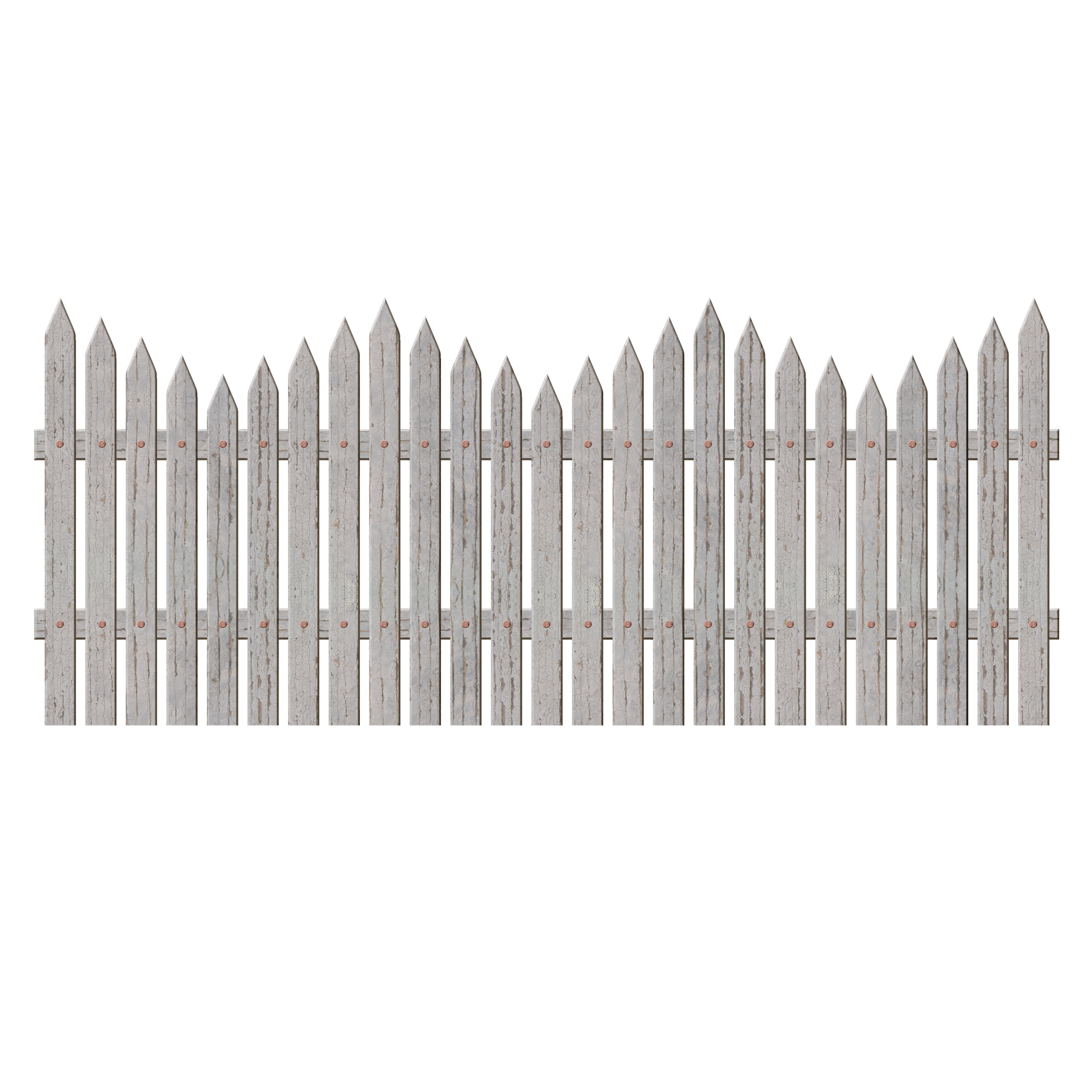 White Picket Fence Coloring Page