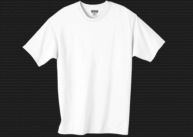 White T-Shirt Template White T-Shirt Template