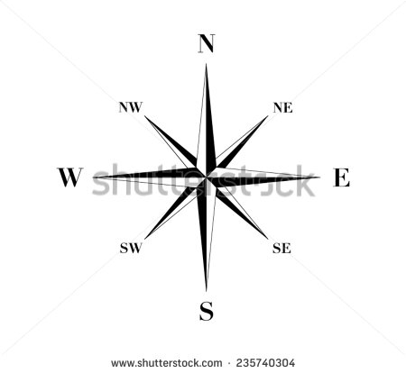 Wind Rose Vector