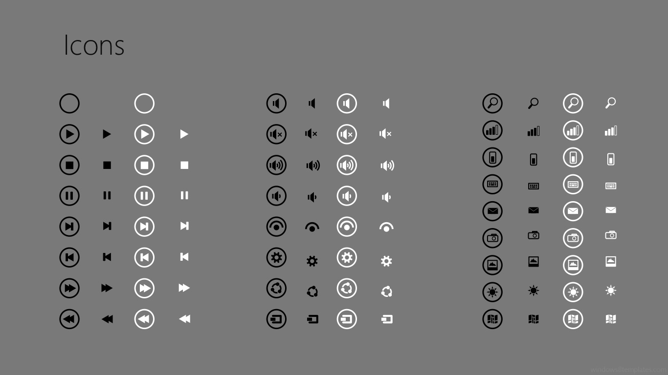 Windows 8 Icon Pack
