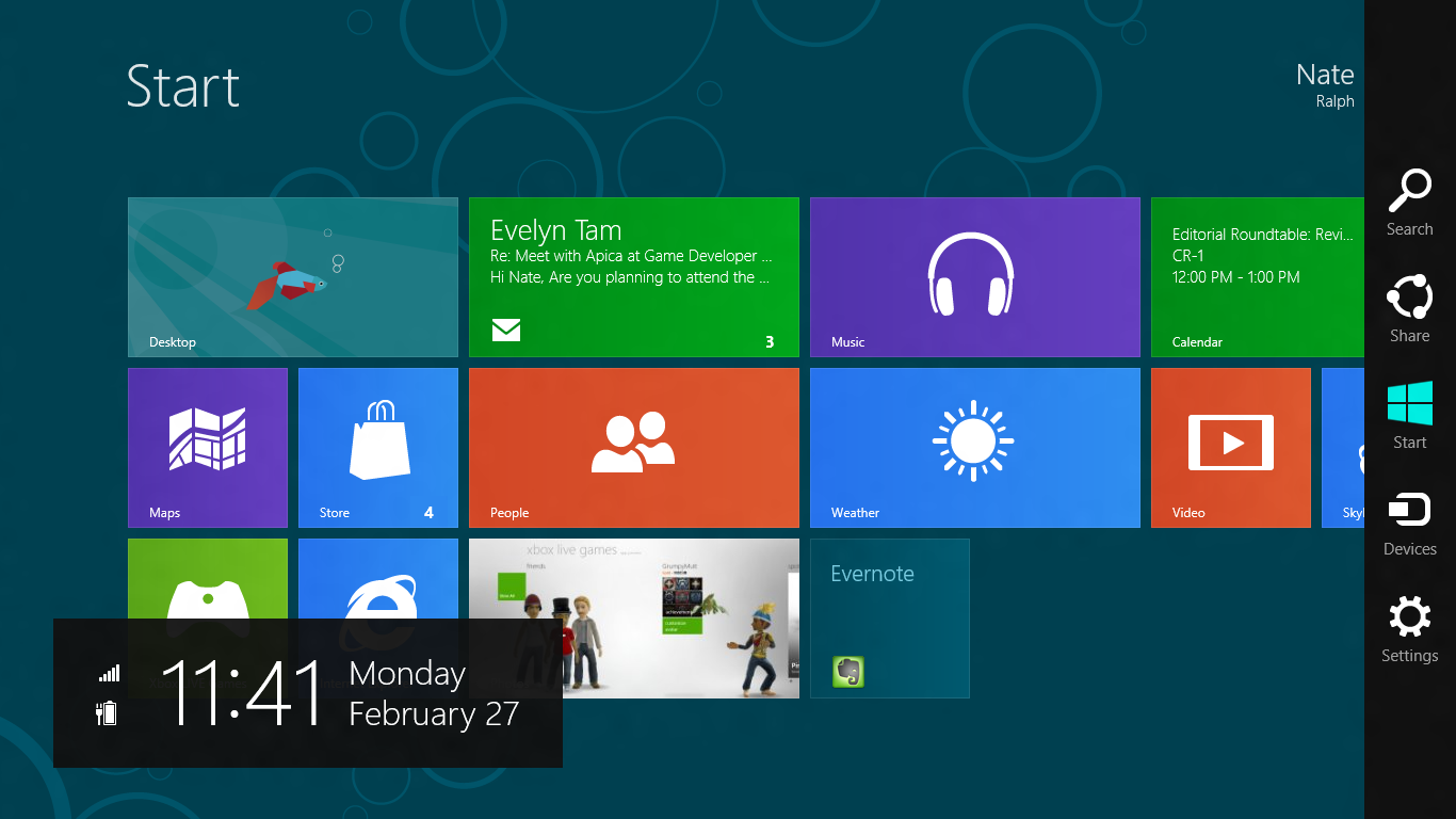 Windows 8 Metro UI