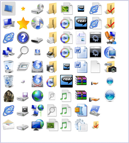 11 Vista Icon Pack For XP Images