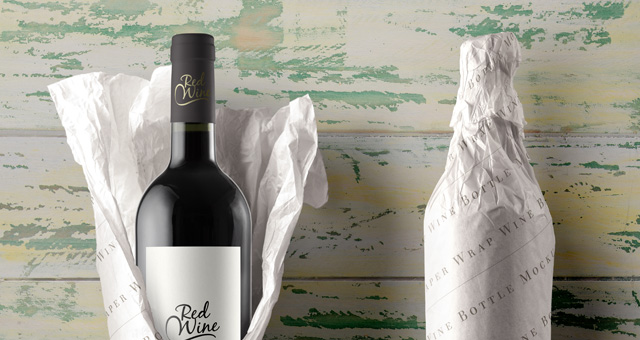 Wine Bottle PSD