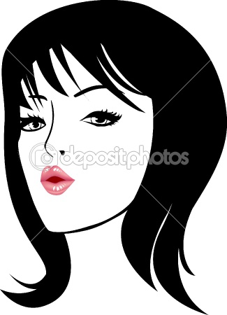 Woman Face Vector