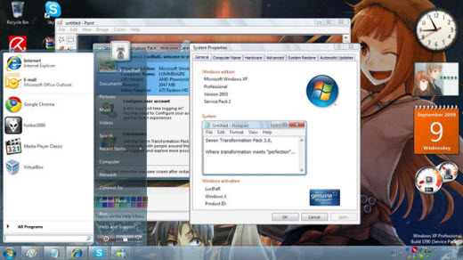 XP Transformation Pack Windows 7