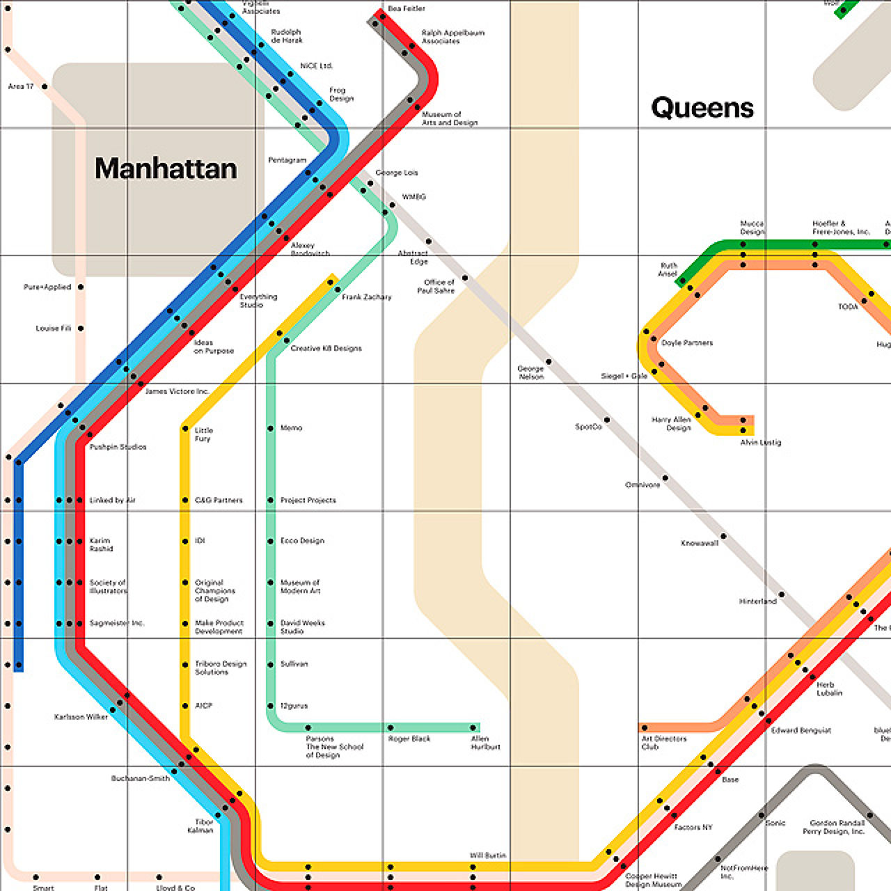1972 NYC Subway Map