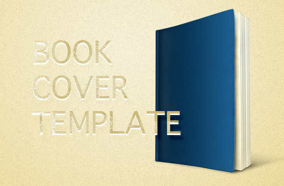 3D Book Cover Template Photoshop