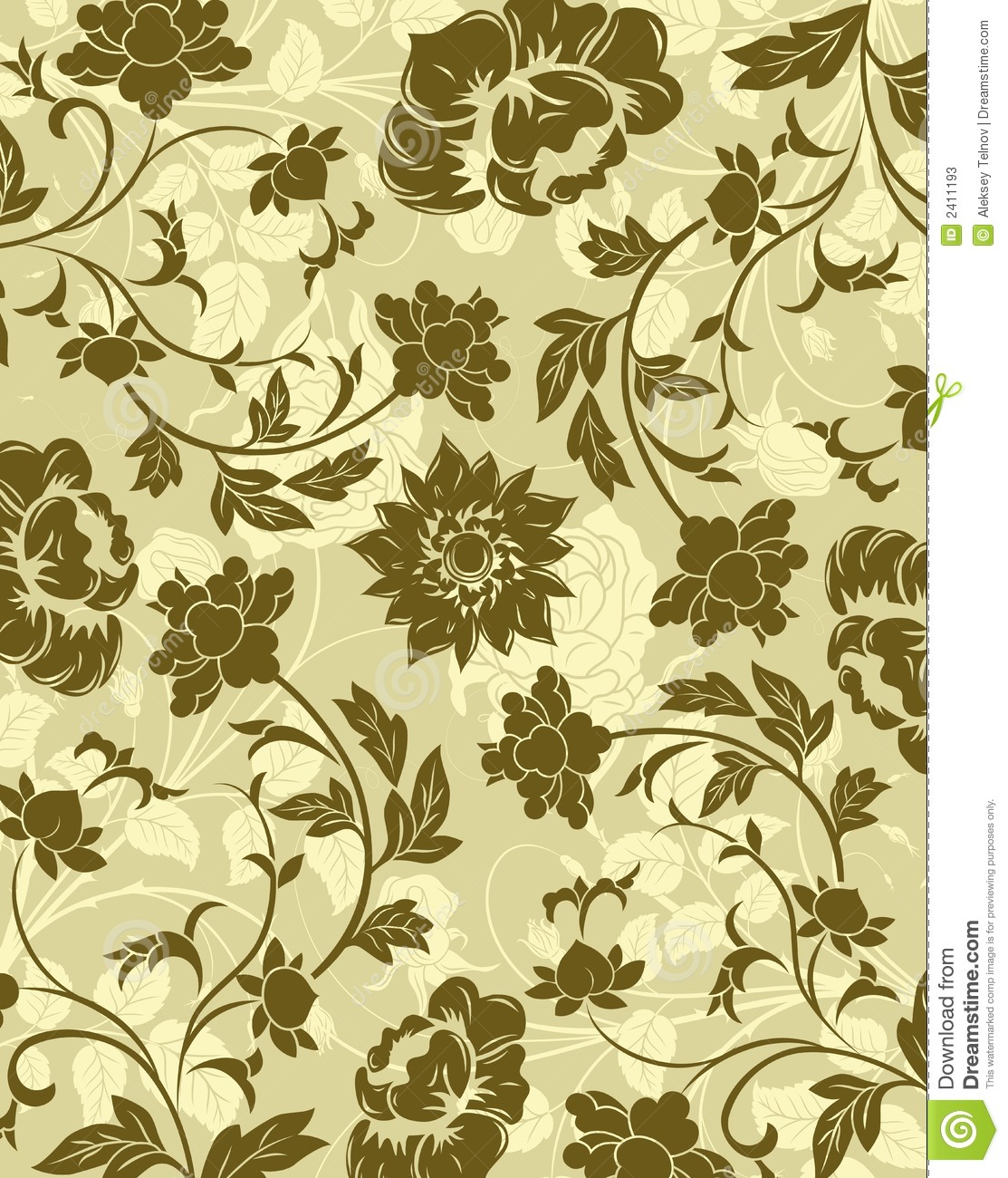 Abstract Floral Design Pattern