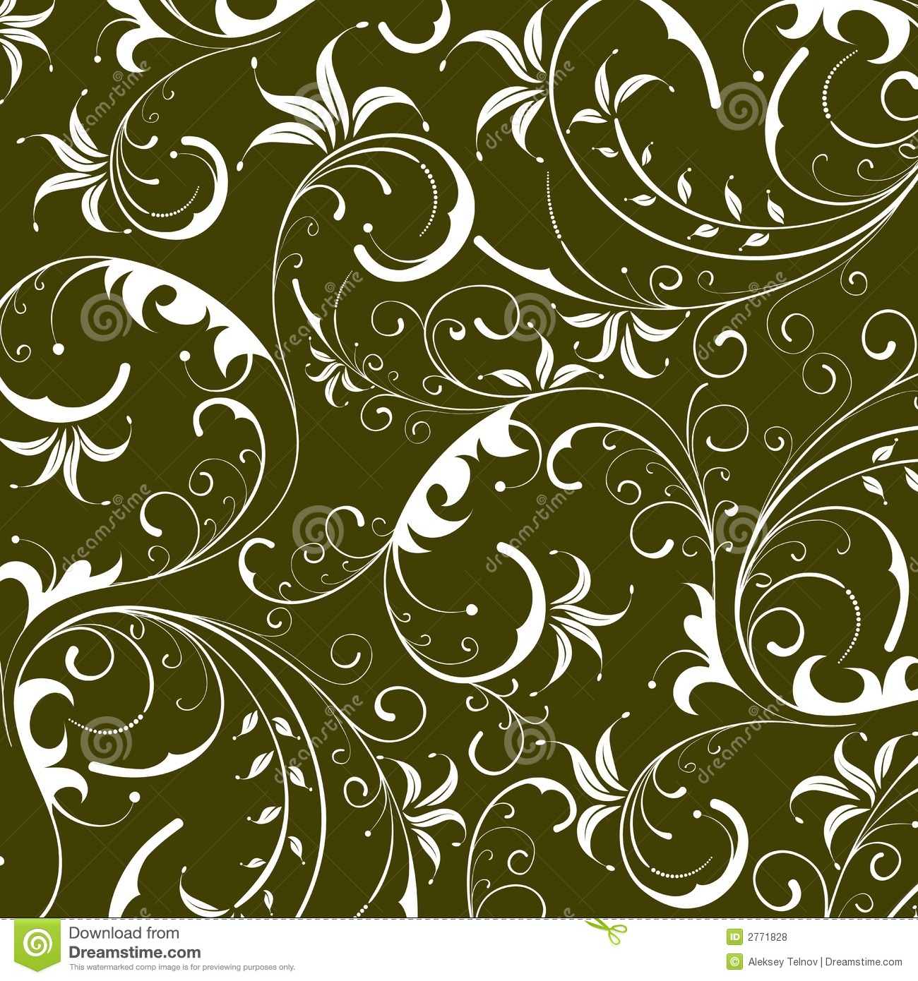 Abstract Floral Design Pattern