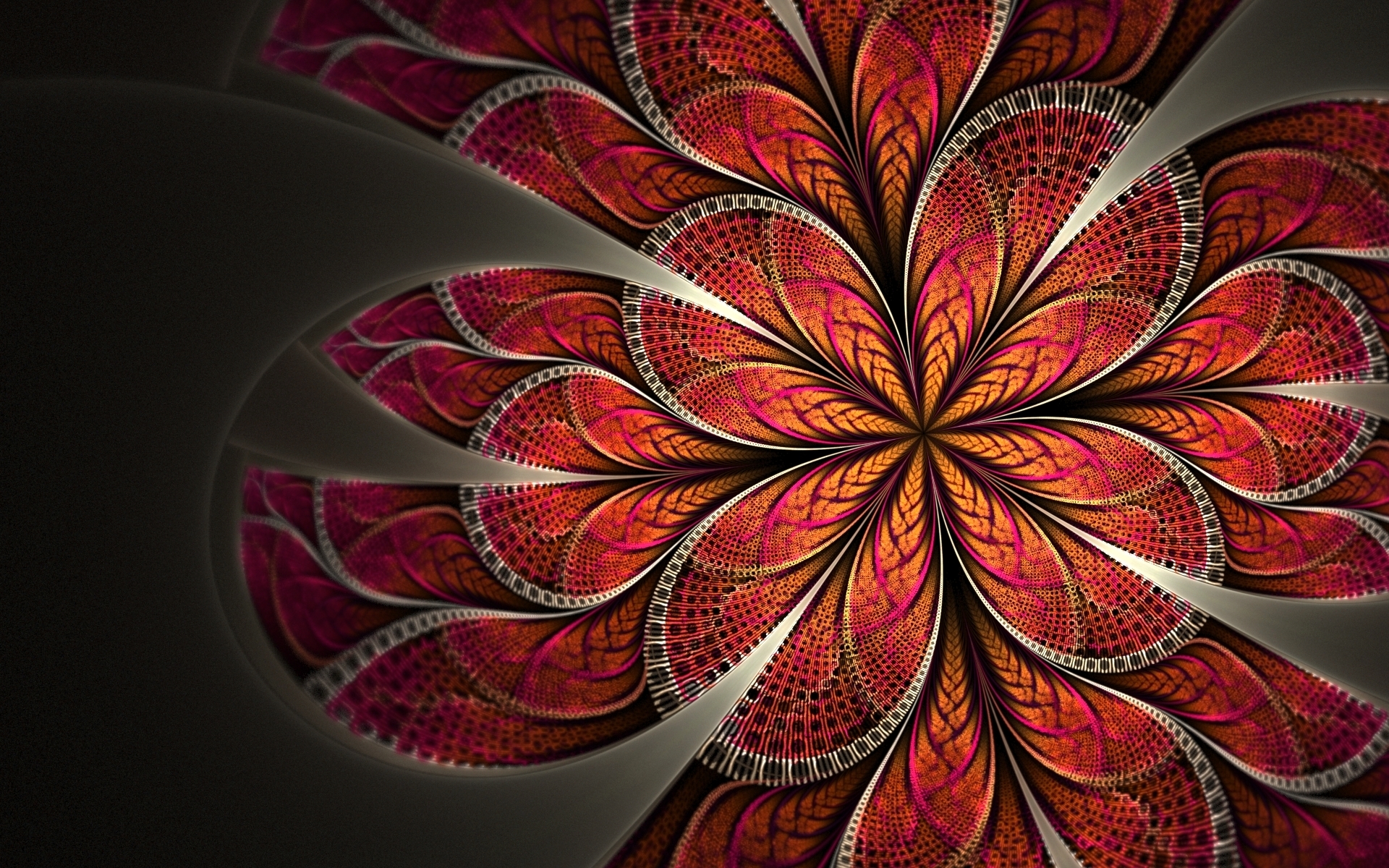 Abstract Flower Pattern