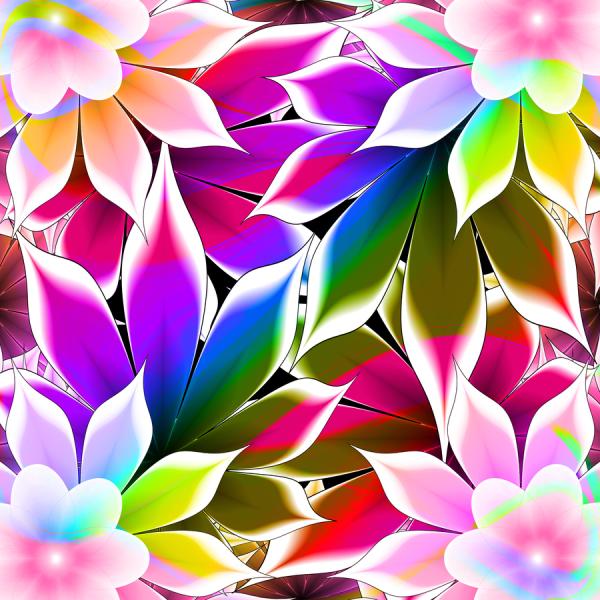 Abstract Flower Pattern