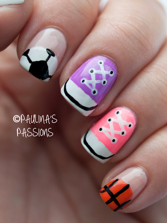 14 Sports Nail Designs Images