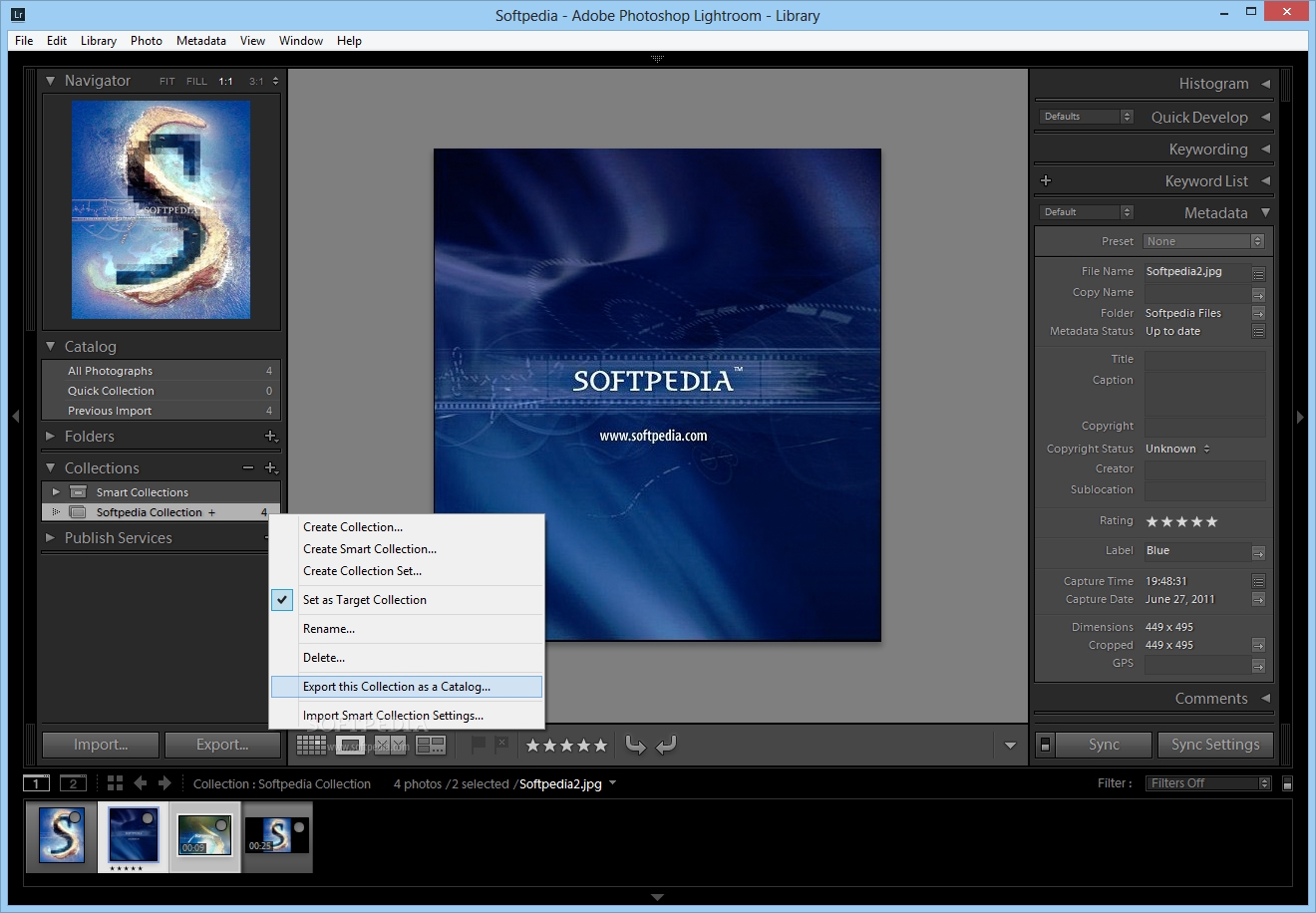 Adobe Photoshop Lightroom Screen Shot