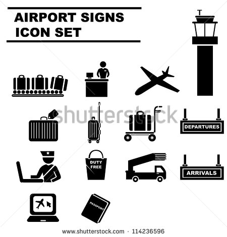 Airport Tower Icon Airport Tower Icon
