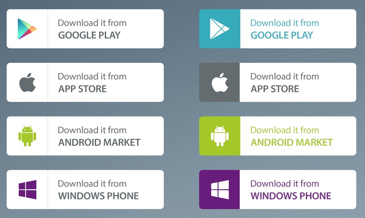 Android Google Play App Download Button