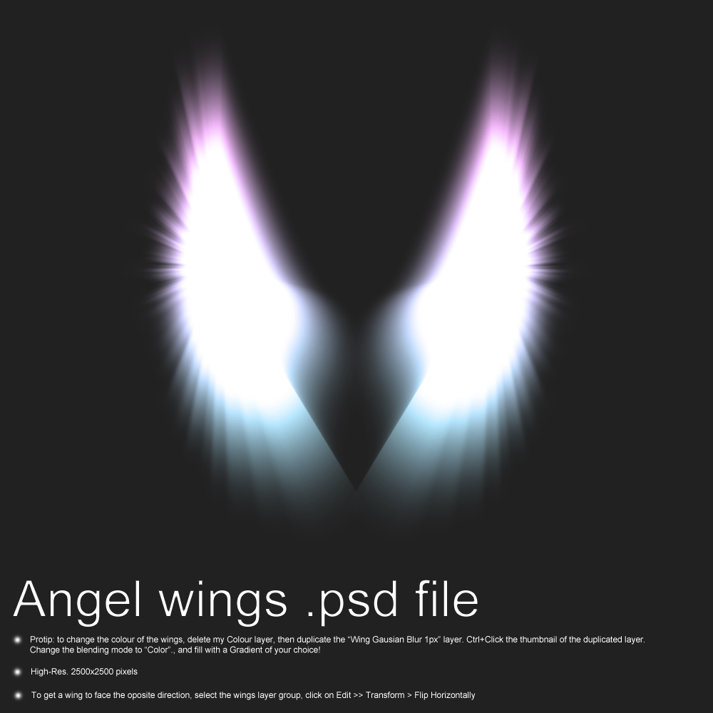Angel Wings PSD