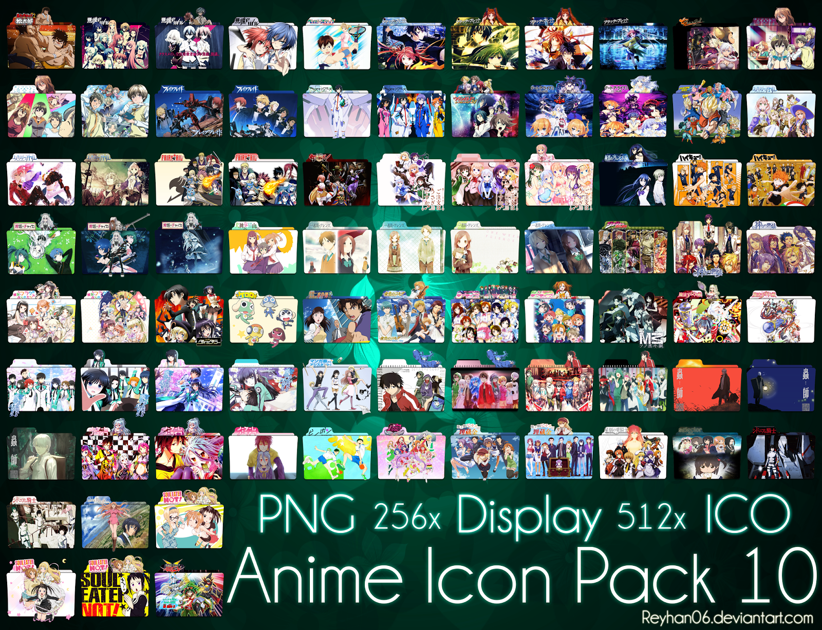 Anime Folder Icon Pack